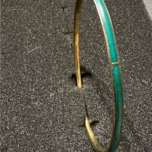 M&S Sterling silver/turquoise bangle bracelet